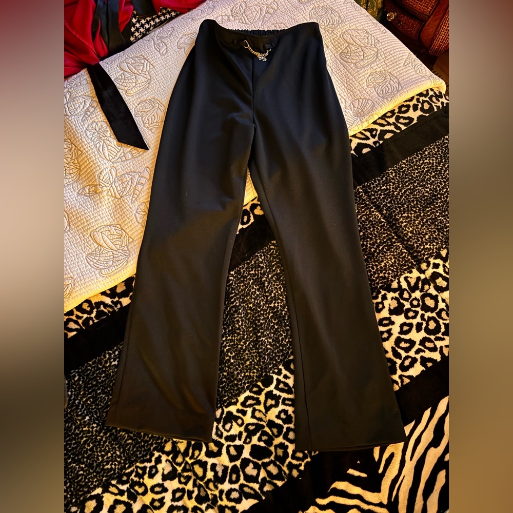 Black Flared Pants